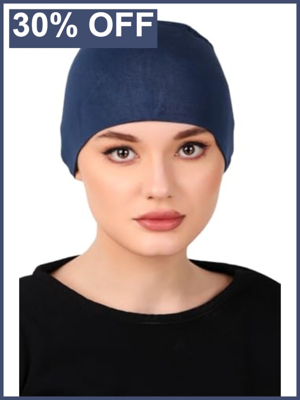 Viscose Silky Soft Night Cap Sleep Hat for Hair Protection One Size